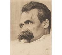 Artery8 Olde Portrait Philosopher Friedrich Nietzsche Drawing Art Print Canvas Premium Wall Decor Poster Mural