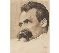 Artery8 Olde Portrait Philosopher Friedrich Nietzsche Drawing Unframed Wall Art Print Poster Home Decor Premium