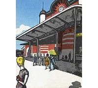 Artery8 Onchi Koshiro Tokyo Station Japan Painting Unframed Wall Art Print Poster Home Decor Premium