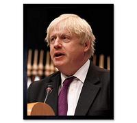 Artery8 OPCW UK Prime Minister Boris Johnson Photo Art Print Framed Poster Wall Decor 12x16 inch