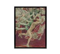 Artery8 Orestes & the Furies John Singer Sargent Framed Canvas Wall Art in Pink | Size: W24" x H32" Artery8 Pink W24" x H32"