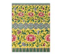Artery8 Owen Jones Colourful Ornamental Flower Pattern Wall Art Print in Yellow | Size: W12" x H16" Artery8 Yellow W12" x H16"