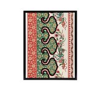 Artery8 Owen Jones Ornamental Floral Motif Pattern Framed Canvas Art Print | Size: W24" x H32" Artery8 Multicolor W24" x H32"