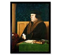 Wee Blue Coo Painting Antique Holbein Junior Thomas Cromwell Art Print Framed Poster Wall Decor 12X16 Inch