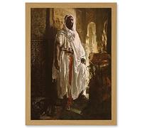 Painting Charlemont The Moorish Chief Artwork Framed Wall Art Print A4 Artery8 Light Oak One Size
