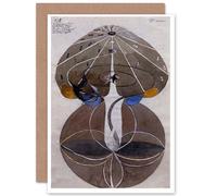 Wee Blue Coo Greetings Card Painting Geometry Hilma Af Klint No Date Untitled 02
