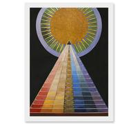 Painting Hilma Af Klint 1907 Altarpiece No 1 Group A4 Artwork Framed Wall Art Print Artery8 White One Size