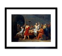 Wee Blue Coo Painting Historic Study Greece David Death Socrates Framed Wall Art Print