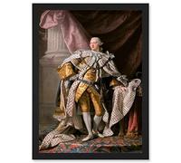 Artery8 Painting Portrait Ramsay King George III England Hanover Artwork Framed Wall Art Print A4