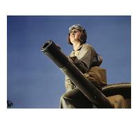 Artery8 Palmer US Army M3 Tank Crewman Fort Knox Premium Wall Art Canvas Print 18X24 Inch