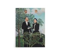 Artery8 Past & Present Philosophical Thought Rousseau Canvas Wall Art | Size: W12" x H16" Artery8 Multicolor W12" x H16"