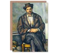 Artery8 Paul Cezanne Art Card Seated Peasant Portrait Painting
