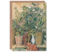 Artery8 Paul Cezanne Art Card Terracotta Pots and Flowers