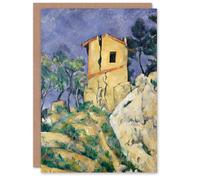 Artery8 Paul Cezanne Art Card The House with the Cracked Walls