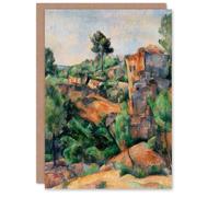 Artery8 Paul Cezanne Personalised Art Card Bibemus Quarry Cubist Landscape