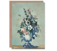 Artery8 Paul Cezanne Personalised Art Card Flowers in a Rococo Vase Still Life