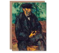 Artery8 Paul Cezanne Personalised Art Card The Gardener Vallier Portrait Painting