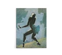Artery8 Paul Colin Dancer Singer Josephine Baker Canvas Wall Art Print in Blue | Size: W18" x H24" Artery8 Blue W18" x H24"