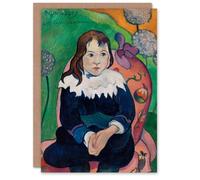 Artery8 Paul Gauguin Art Card Mr Loulou Young Boy Portrait Artery8 Multicolor