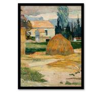 Artery8 Paul Gauguin Landscape Near Arles Oil Painting Framed Wall Art Print | Size: A3 Artery8 Multicolor A3