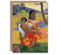 Artery8 Paul Gauguin Personalised Art Card When Will You Marry Oil Painting