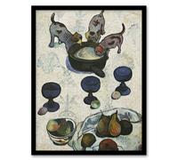 Artery8 Paul Gauguin Still Life With Three Puppies Framed Wall Art Picture Print A4