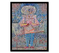 Artery8 Paul Klee Framed Wall Art Print Boy in Fancy Dress Colourful Abstract | Size: A4 Artery8 Multicolor A4
