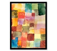 Artery8 Paul Klee Framed Wall Art Untitled II Colourful Abstract Painting | Size: A3 Artery8 Multicolor A3