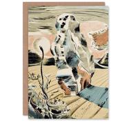 Artery8 Paul Nash Art Card Avebury Abstract Landscape Painting