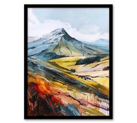 Artery8 Pen Y Fan Hiking Brecon Beacons Welsh Peak Framed Art Print | Size: W12" x H16" Artery8 Multicolor W12" x H16"