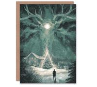 Artery8 Personalised Christmas Card Winter Solstice Apparition Surreal Painting