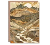 Artery8 Personalised Old Man Of Coniston Sunrise Iconic Landscape For All Him Or Her Art Birthday Greeting Card