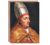 Artery8 Peter Paul Rubens Portrait of Pope Nicholas V Blank Art Greeting Card