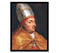 Artery8 Peter Paul Rubens Portrait of Pope Nicholas V Framed Wall Art Print | Size: A4 Artery8 Multicolor A4