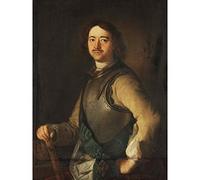 Artery8 Peter The Great Tsar Of Russia Portrait Painting Premium Wall Art Canvas Print 18X24 Inch