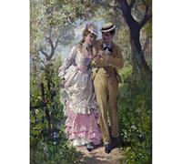 Artery8 Philippe Jacques Linder Spring 1870S Painting Unframed Wall Art Print Poster Home Decor Premium