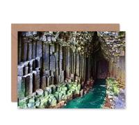 Artery8 Photo Landmark Fingals Cave Staffa Isle Scottish Scotland Card Artery8 Multicolor