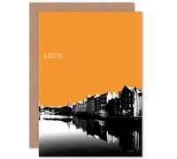 Artery8 Photo Landmark Shore Leith Edinburgh Scotland Scottish Card Artery8 Multicolor