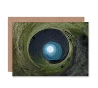 Wee Blue Coo CARD GREETING PHOTO PAINTING LITTLE PLANET WORLD RURAL VORTEX