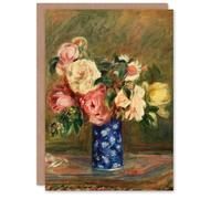 Artery8 Pierre Auguste Renoir Art Card Bouquet of Roses
