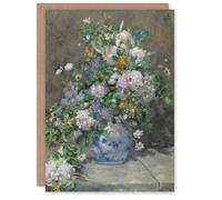 Artery8 Pierre Auguste Renoir Art Card Spring Bouquet in Vase