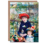Artery8 Pierre Auguste Renoir Art Card Two Sisters On the Terrace Artery8 Multicolor