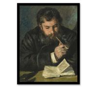 Artery8 Pierre Auguste Renoir Framed Wall Art Print Claude Monet Portrait | Size: A4 Artery8 Multicolor A4