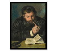 Artery8 Pierre Auguste Renoir Framed Wall Art Print Claude Monet Portrait | Size: A3 Artery8 Multicolor A3