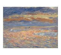 Artery8 Pierre Auguste Renoir Sunset 1879 Or 1881 Painting Large XL Wall Art Canvas Print