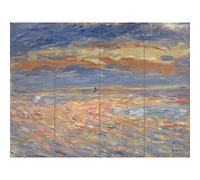 Artery8 Pierre Auguste Renoir Sunset 1879 Or 1881 Painting XL Giant Panel Poster (8 Sections)
