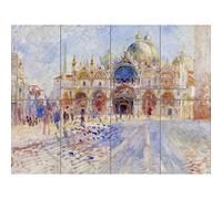 Artery8 Pierre Auguste Renoir The Piazza San Marco Venice XL Giant Panel Poster (8 Sections)