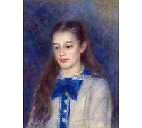 Artery8 Pierre Auguste Renoir Therese Berard 1879 Painting Premium Wall Art Canvas Print 18X24 Inch