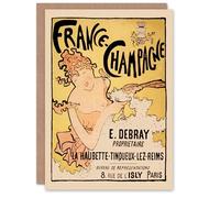 Artery8 Pierre Bonnard Art Card France Champagne Vintage Advert Blank Greeting Card