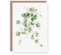 Artery8 Pierre-Joseph Redouté Art Card Kenilworth Ivy Vintage Botanical Illustration